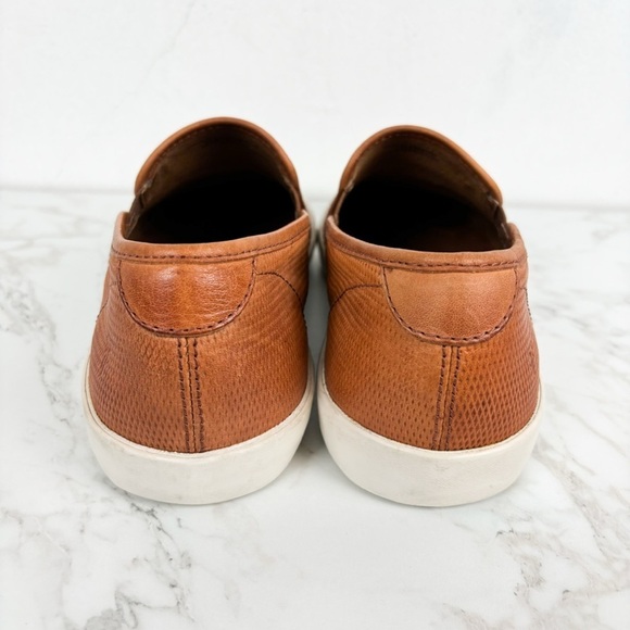 Frye Men’s Brett Perf Leather Slip On Loafers Sz 10.5 main image 4